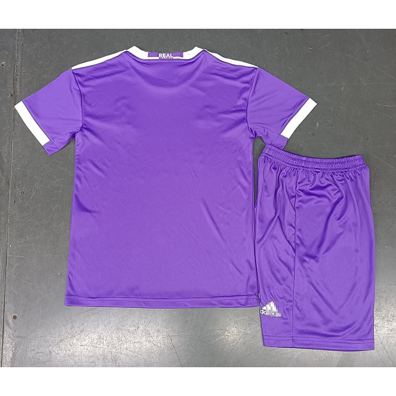 Camiseta 2023/2024 Real Madrid Morado Niño Kit